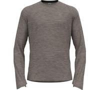 Odlo Men's Laufshirt Herren Langarm Essential Thermal Männer I Sport Oberteil I Midlayer I Fitness Shirt Sweater, Cinder Melange, XL