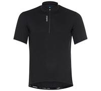 Odlo Men's Essential Half Zip Cycle Jersey Shirt, Black, S