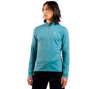 Odlo Men's Fleecepullover Herren Essential Light I Midlayer mit Halbreißverschluss I Langarm Wandershirt Mid Layer, Provincial Blue, XXL