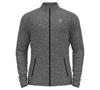 ODLO Men's FLI mid layer zip, grey melange, L