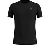 Odlo Men's MERINO 130 Functional Underwear Short-Sleeved Shirt, black, S