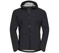 ODLO Men's Ride Easy waterproof jacket, black, M