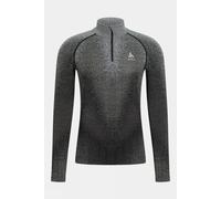 Odlo Mens The POW Blackcomb Half Zip Base Layer Top Black Size