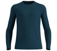 Odlo - Merino 160 Bl Top Crew Neck L/S - Merino base layer size L, blue