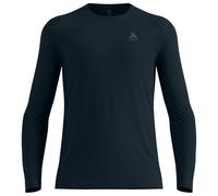 Odlo - Merino 160 Bl Top Crew Neck L/S - Merino base layer size L, blue/black