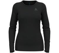 Odlo - Top Crew Neck L/S Merino 200 W Black - M - Technical underwear