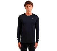 Odlo Thermal Base Layer Merino 200 Long-Sleeve Round Neck Black M Men