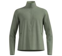 Odlo - Mid Layer Full Zip Grid Fleece - Fleece jacket size S, olive