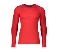 Odlo Performance Fundamentals Light L/s Crew Underwear Shirt Red