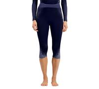 Odlo - Women's BL Bottom 3/4 Performance Warm Blackcomb - Synthetic base layer size XS, blue