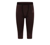 Odlo Performance Warm Blackcomb 3/4 Running Tights Men-Brown, Size S