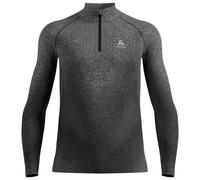 Odlo - BL Top Turtle Neck L/S HZ Perform Warm Blackcomb - Synthetic base layer size L, grey/black