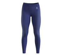 Odlo Performance Warm Eco Big Logo Bottom Long Tight Women-blue, Size L