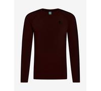 Odlo Performance Warm Eco Crewneck Base Layer Top Long Sleeve Deep Brown - S