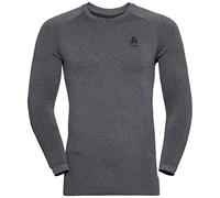 Odlo Men's Performance Warm Long Sleeve Baselayer Top, Grey XL