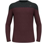 ODLO Revelstoke Pw 150 Bl Top Crew Neck L/s - Men - Black / Purple - size M- model 2025 M