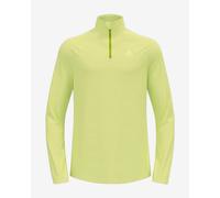 Odlo Run Easy Half Zip Long Sleeve Jersey Bright Yellow - L