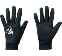 ODLO Stretch Fleece Warm Run Liner Gloves {O-777000} - Black - X-Large