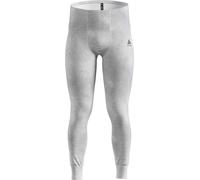 Odlo - Technical Tights - Odlo X POW BL Bottom Long Active Warm Printed M Silver Grey for Men in Recycled Polyester - Size XL Grey XL