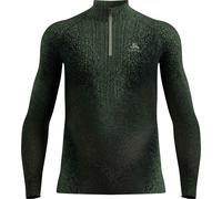 Odlo - Technical top with zip collar - BL Top Turtle Neck LS Half Zip Blackcomb Eco M Urban Chic for Men - Size S - Grey Grey S