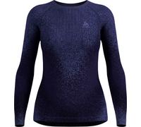 Odlo Performance Warm Blackcomb Long Sleeve Base Layer Blue L Women
