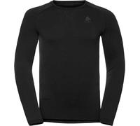 Odlo - Technicality Layer - BL Top Crew Neck LS Performance Warm Eco M Black/Graphite Grey for Men - Size XL Black XL
