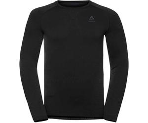 Odlo - Technicality Layer - BL Top Crew Neck LS Performance Warm Eco M Black/Graphite Grey for Men - Size XL Black XL