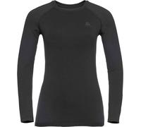 Odlo - Technicality Layer - BL Top Crew Neck LS Performance Warm Eco W Black/Graphite Grey for Women - Size M Black M