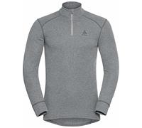 Odlo Men Functional long-sleeve shirt with zipper ACTIVE WARM ECO, odlo steel grey melange, L