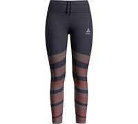 Odlo Tights Zeroweight Women' S Leggings - Odyssey Grey - Placed Print Ss20, X-Small