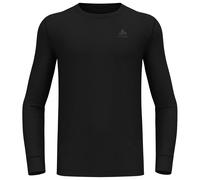 Odlo - Baselayer Top Crew Neck L/S Merino 200 - Merino base layer size L, black