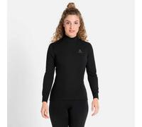 Odlo Active Warm Women's Thermal Base Layer Top, Roll Neck | Warm base layer top made from 100% recycled polyester; soft, lightweight and ideal for skiing and outdoor activities.