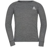 Odlo - Kid's Base Layer Top Crew Neck L/S Active Warm Eco - Synthetic base layer size 80, grey