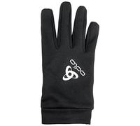 Odlo Unisex Gloves with E-Tip STRETCHFLEECE LINER ECO, black, XL