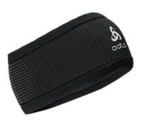 Odlo Unisex Headband VELOCITY CERAMIWARM, black - odlo steel grey, -