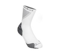 Odlo Ceramicool Run Crew Running Socks - White, Size 42-44