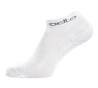 Odlo Unisex Short Socks 2 Pack, White, Size 39-41, Active
