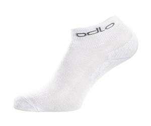 Odlo Unisex Short Socks 2 Pack, White, Size 39-41, Active