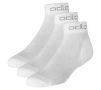 Odlo Unisex Short Socks 3 Pack ACTIVE, white, 45-47