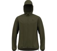 Odlo - Waterproof trail running jacket - X-Alp Waterproof Jacket M Deep Depths for Men in Recycled Polyester - Size L - Khaki Khaki L