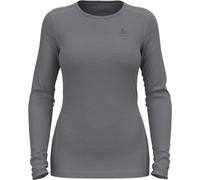 Odlo Women Functional Underwear Long Sleeve Shirt MERINO 260, odlo steel grey melange, S