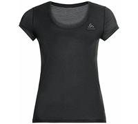 Odlo Women Functional Underwear Short Sleeve Shirt Active F-Dry Light ECO, Black, XL