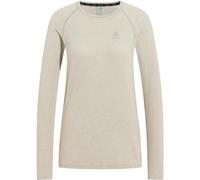 Odlo Women Long Sleeve Running Shirt ESSENTIAL SEAMLESS, silver cloud melange, L