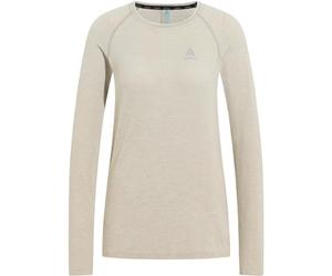 Odlo Women Long Sleeve Running Shirt ESSENTIAL SEAMLESS, silver cloud melange, L