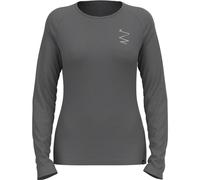 Odlo Women Long-sleeve shirt ASCENT MERINO 200 BREAKING TRAIL, grey melange, M