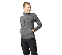Odlo Women Long-sleeved shirt with half zipper ASCENT 365, black melange, XL