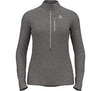 Odlo Women Long-sleeved shirt with half zipper TENCIA, silver cloud melange, XL