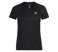 Odlo Women Short Sleeve Running Shirt Essentials Flyer, Black, L