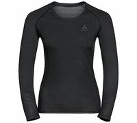ODLO Women's Active F-Dry Light ECO Long-Sleeved Base Layer Top, Black, L
