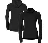 ODLO Women's Active Warm Eco Long Sleeve Ninja Base Layer {O-159141} - Black - X-Large